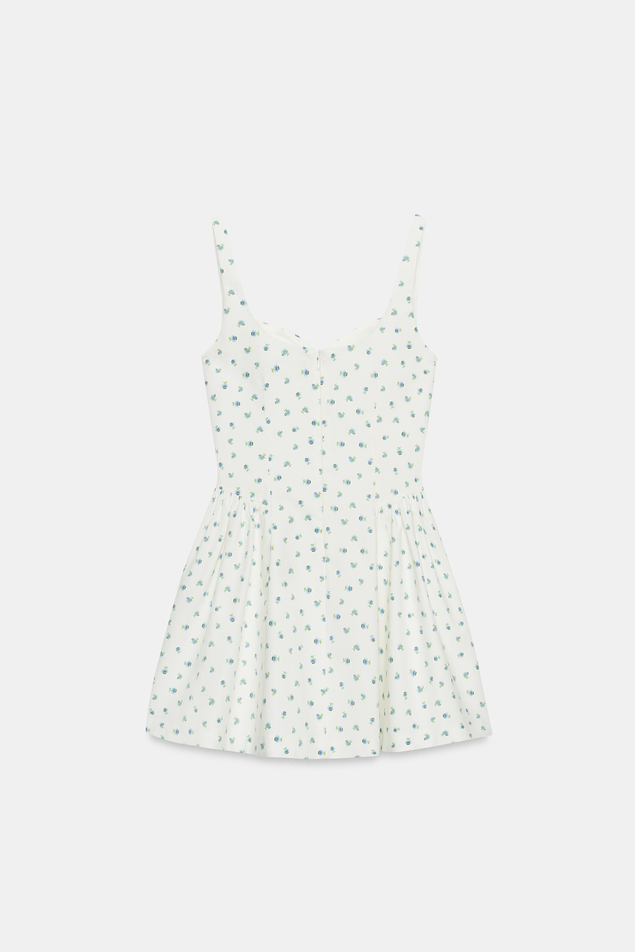 FLORAL PRINT VOLUME DRESS